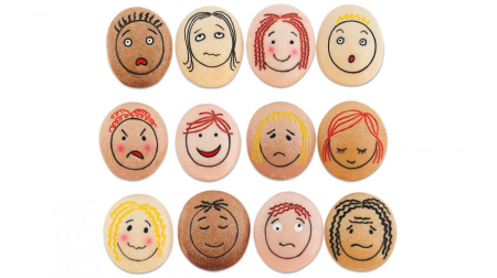 Jocuri si jucarii educative - Set de 12 pietre cu emoții