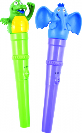 Mingi si accesorii - Set de 2 jucării logopedice - Elefant și Crocodil