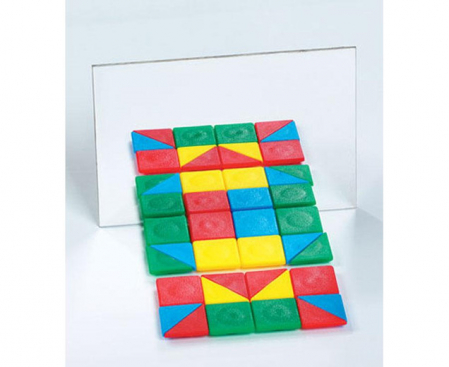 Set de 25 de oglinzi pentru activități geometrice, 7 x 10 x 0.2 cm [2]