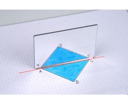 Explorarea mediului inconjurator - Set de 25 de oglinzi pentru activități geometrice, 7 x 10 x 0.2 cm