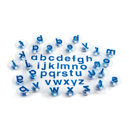 Art&Craft - Set de 26 de stampile cu litere mici de tipar