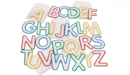 Jocuri si jucarii educative - Set de 26 litere magnetice 11.5 cm - Alfabetar