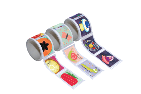 Jocuri si jucarii educative - Set de 3 role cu 425 de stickere colorate