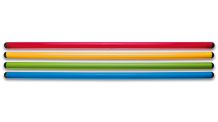 Jucarii de exterior - Set de 4 bastoane colorate pt activități sportive, 70 cm