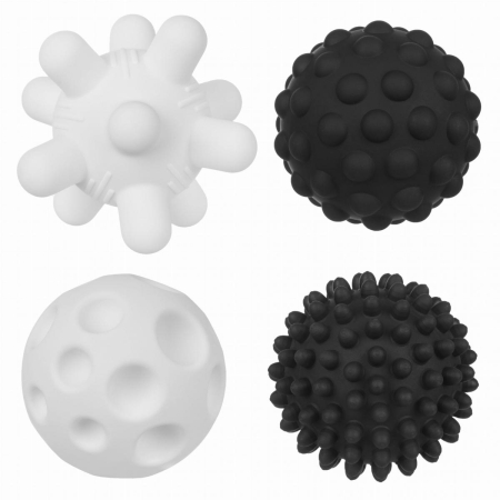 Cutia cu jucarii - Set de 4 mingi senzoriale
