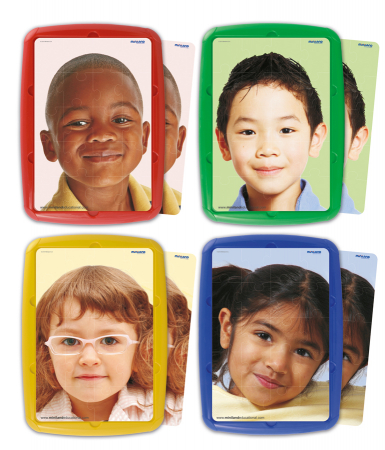Puzzle-uri in set - Set de 4 puzzle-uri - Copiii lumii