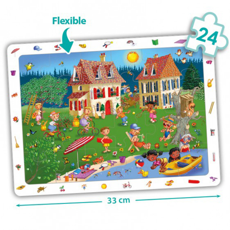 Set de 4 puzzle-uri de observare - Cele 4 anotimpuri [2]