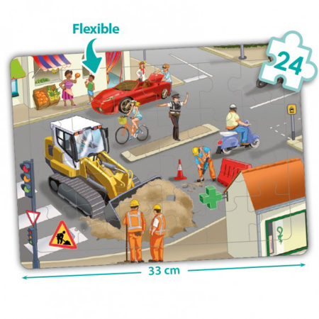 Set de 4 puzzle-uri - Orașul [1]