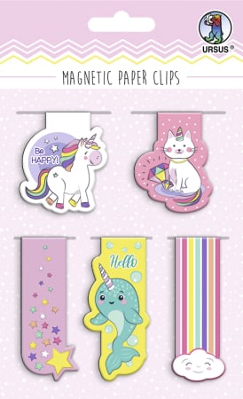 Jocuri si jucarii educative - Set de 5 semne de carte magnetice - Lumea magică