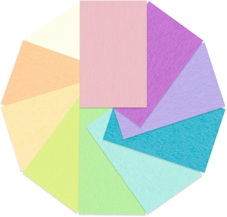Hartie si carton - Set de 50 de coli cartonate în culori pastelate, A4