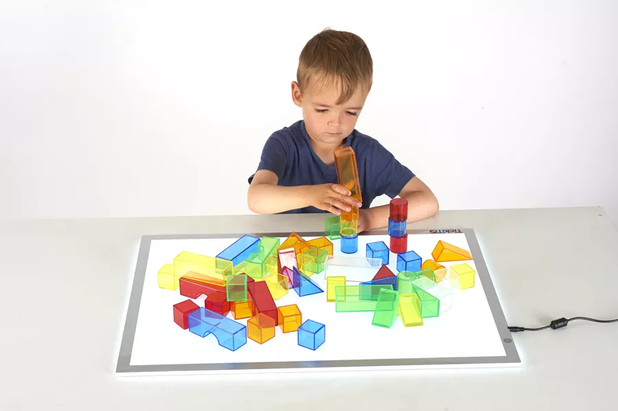 Set de 50 de corpuri geometrice translucide [2]