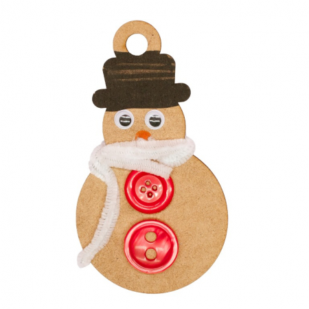 Set de 50 de ornamente din lemn pentru decorat - Craciun [2]