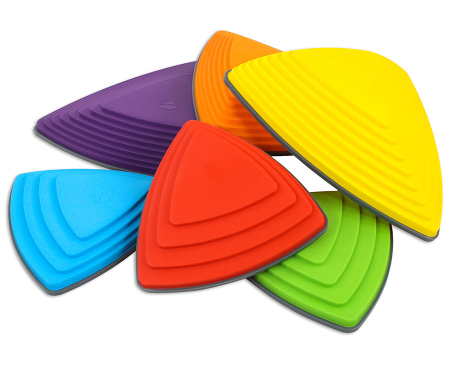 Jucarii de exterior - Set de 6 pietre colorate pentru echilibru