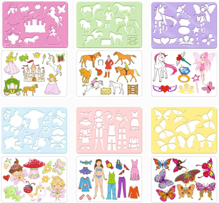 Set de 6 sabloane - Din lumea povestilor [1]