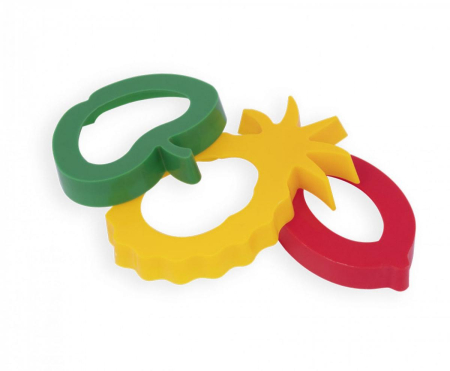 Noutăți - Set de 6 șabloane pentru plastilină - Fructe