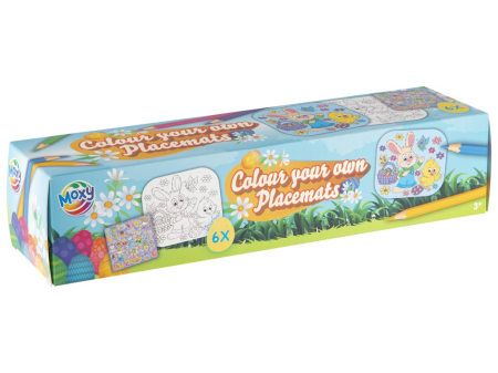 Art&Craft - Set de 6 suporturi de masă pentru colorat