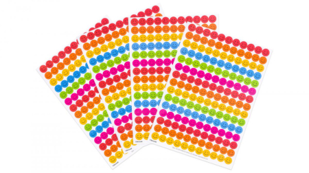 Jocuri si jucarii educative - Set de 660 de stickere pentru recompense - Smiley