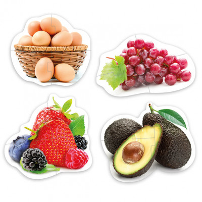 Set de 9 puzzle-uri maxi - Alimente sănătoase [2]