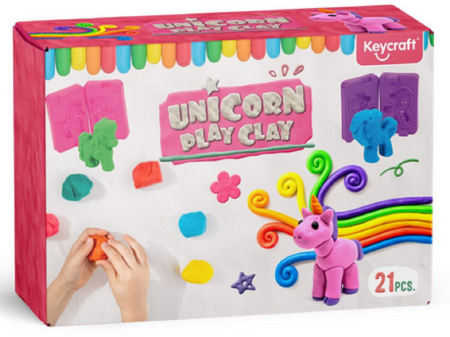 Cutia cu jucarii - Set de ceație cu plastilină - Unicorn