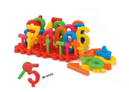 Cuburi de constructie - Set de construcţie cu 23 de piese - Micul univers al numerelor