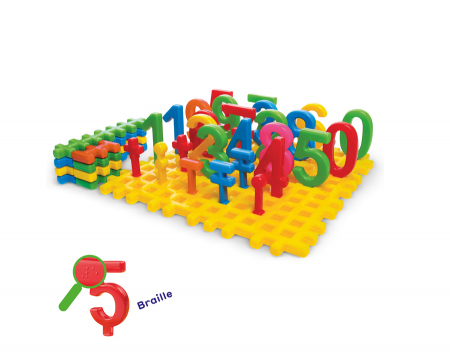 Cuburi de constructie - Set de construcţie cu 39 de piese - Universul numerelor