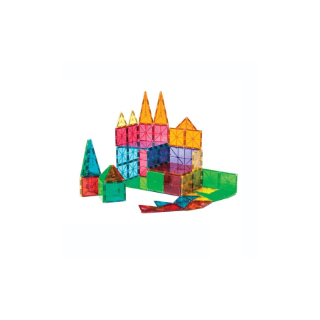 Jocuri si jucarii educative - Set de constructie cu 60 de piese magnetice