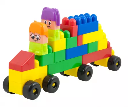 Asamblare si fixare - Set de construcție cu 64 de piese
