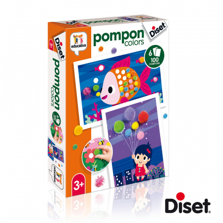 Set de creatie cu pom-pom si 6 sabloane [1]