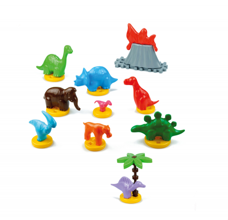 Figurine - Set de dinozauri din plastic in cutie