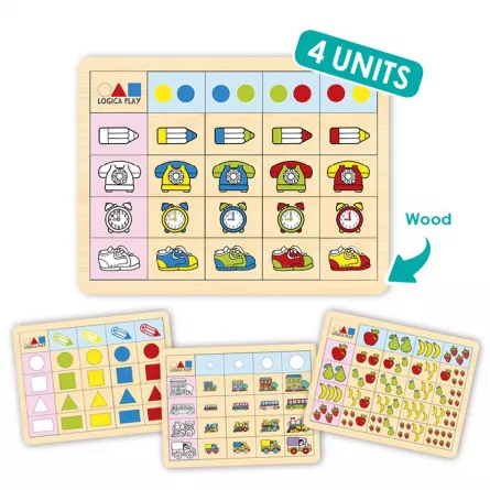 Jocuri si jucarii educative - Set de jocuri logice (1)