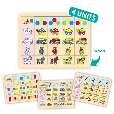 Jocuri logice pentru copii - Set de jocuri logice (2)