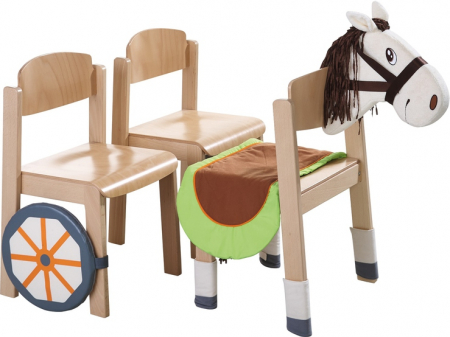 Decoruri, teatre, marionete - Set de pernute pentru scaun - Calut