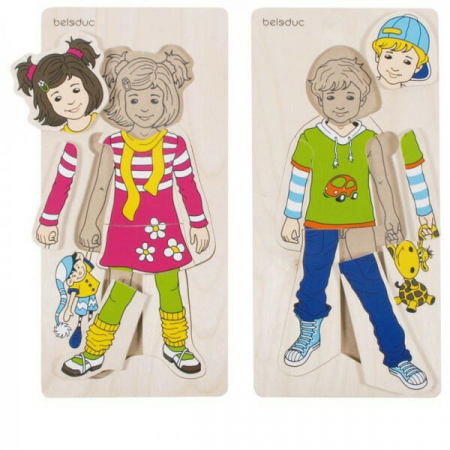 Puzzle-uri stratificate - Set de puzzle-uri stratificate - Anika și Denis