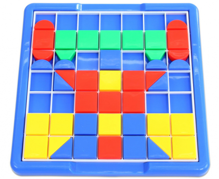 Set mozaic cu 92 de piese colorate și 12 șabloane [1]