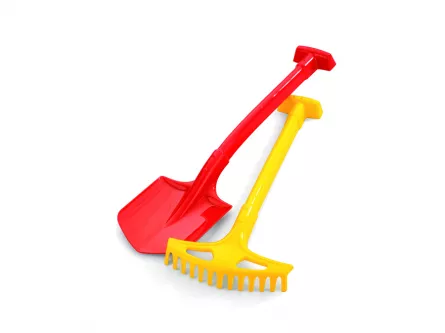 Jucarii outdoor - Set pentru nisip - lopată şi greblă