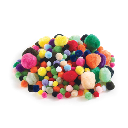 Pom-Pom - Set pom -pom multicolor - 300 de piese
