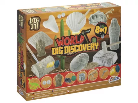 Setul micului explorator - Sapa si descopera minunile lumii [0]