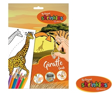 Seturi de creatie - Shrinkles - Realizează-ți propriile accesorii cu girafe
