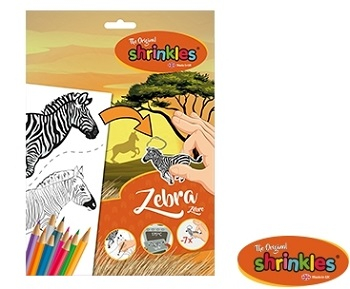Seturi de creatie - Shrinkles - Realizează-ți propriile accesorii cu zebre
