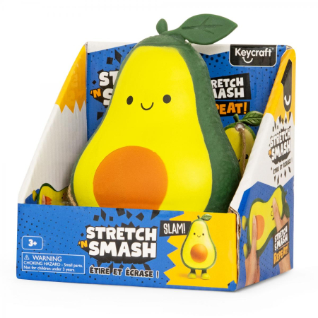 Cutia cu jucarii - Stretch and Smash Avocado - Jucarie senzoriala