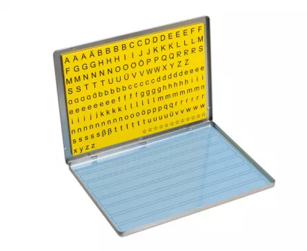Materiale si accesorii pentru scriere - Tablă cu 213 piese magnetice cu litere, 31 x 22 cm