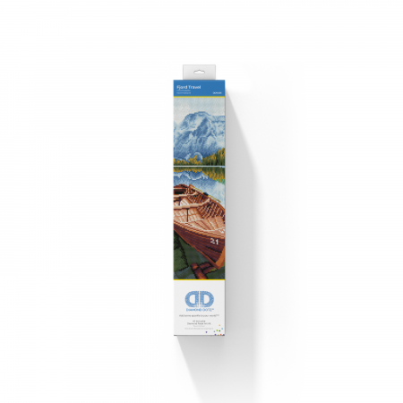 Tablou cu diamante - Barca pe apa [1]