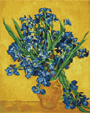 Tablouri diamonds - Tablou cu diamante - Irisi(Van Gogh), 40 x 50 cm