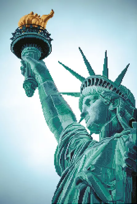 Tablouri diamonds - Tablou cu diamante - Statuia libertatii