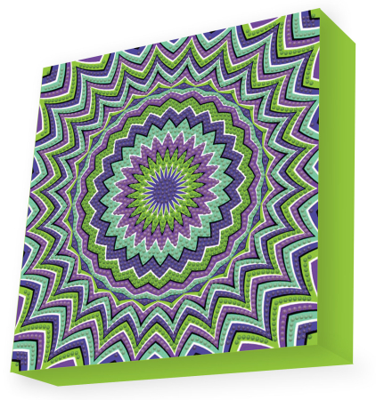 Art&Craft - Tablou Diamond Box - Iluzie optica, 22 x 22 cm