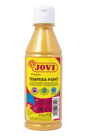 Noutăți - Tempera lichidă pe bază de apă, 250 ml - Auriu