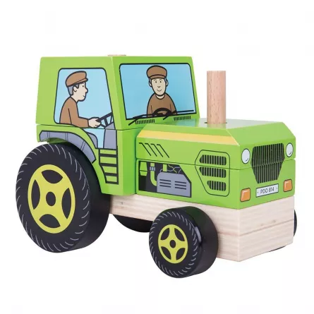 Jocuri de constructie si asamblare - Tractor stivuibil