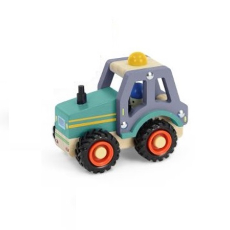 Cutia cu jucarii - Tractoraș din lemn
