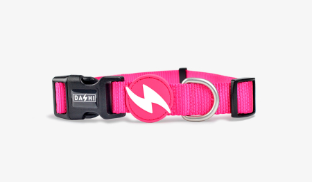 Catelul meu - Zgardă roz pentru câini, mărimea L