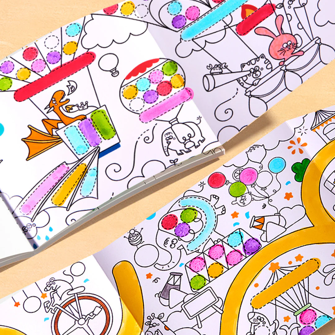 Carte de Colorat pentru Copii Taramul Magic,19 Pagini [2]